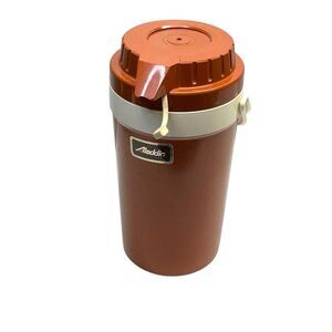 Aladdin Orange Half Gallon Pump A Drink Insulated Water Jug Cooler